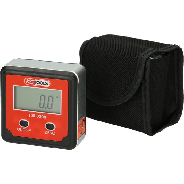 KS Tools 300.0208 Digital Spirit Level with Protractor
