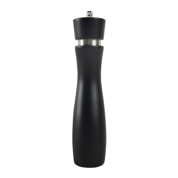 FSE WDPM012BK Beechwood Pepper Mill, 12"H, Black