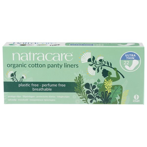 Natracare Cotton Panty Liners 22 Count