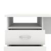 Whitman Desk with 3 Drawers, White