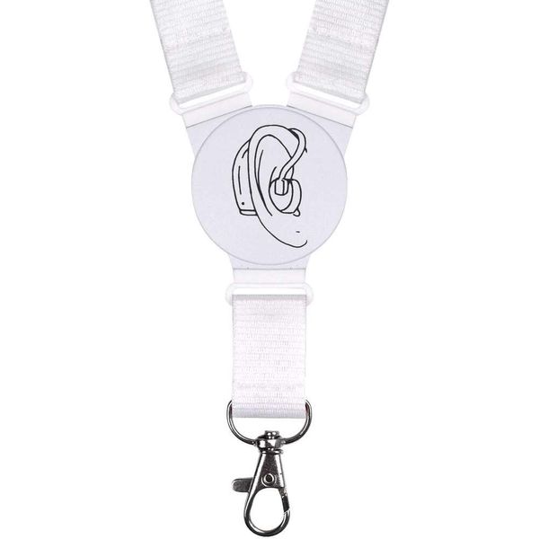 'Ear with Hearing Amplifier' Neck Strap/Lanyard (LY00034347)