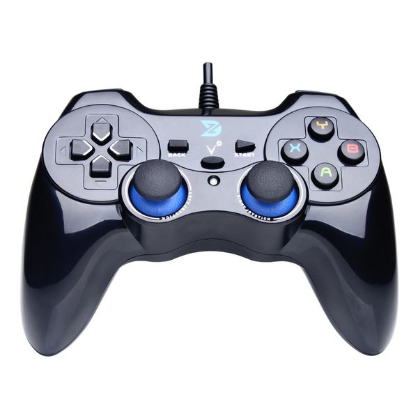 ZD-V+ USB Wired Gaming Controller Gamepad For PC/Laptop Computer(Windows XP/7/8/10/11) & PS3 & Android & Steam - [Black]