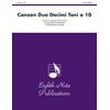 Canzon Duo Decimi Toni a 10: Score & Parts (Eighth Note Publications)