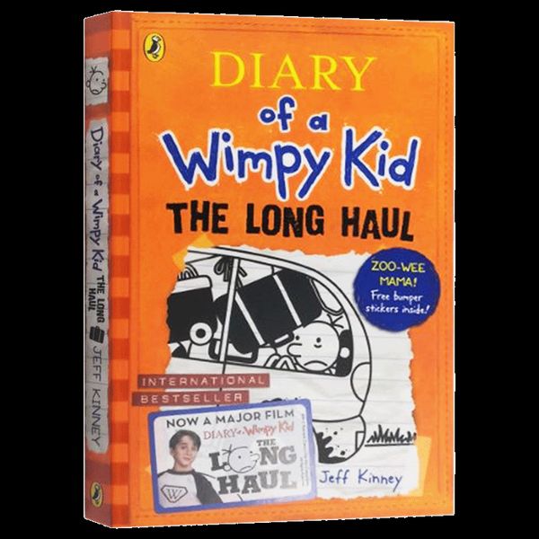 小屁孩日记9 英文原版 Diary of a Wimpy Kid The Long Haul 儿童图画故事书 漫画儿童文学 进口原版英语书籍 英文版