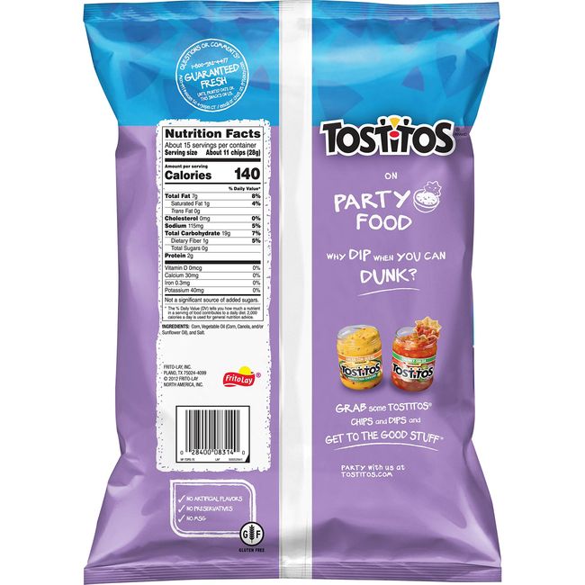 Tostitos® Scoops Tortilla Chips Party Size, 14.5 oz - Fry's Food Stores