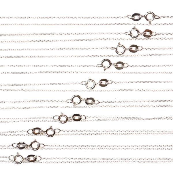 Arranview Jewellery Sterling silver trace chains 18 inch 10 pack