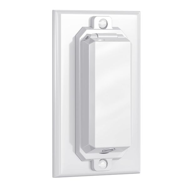 CLYMENE Light Switch Cover Guard, Child Proof Wall Switch Cover Protects Your Lights or Switches from Being Accidentally Turned ON or OFF by Children and Adults, Rocker Style (White, 2 Pack)