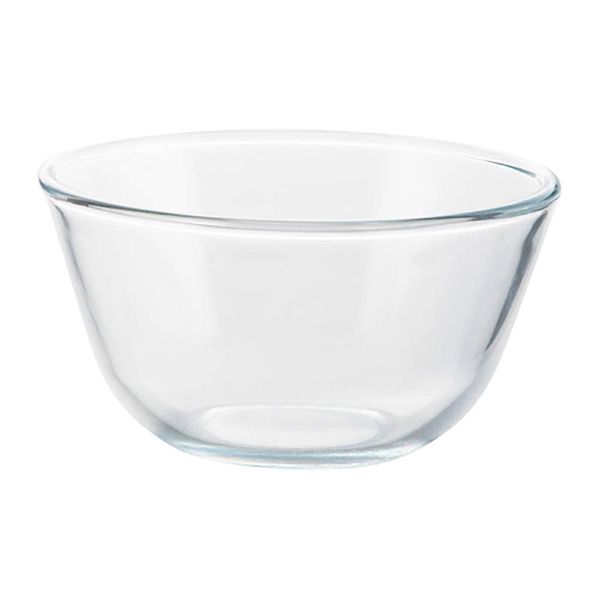 SIMAX SI32 Small Bowl, Clear, 16.9 fl oz (500 ml), Heat Resistant Mixing Bowl