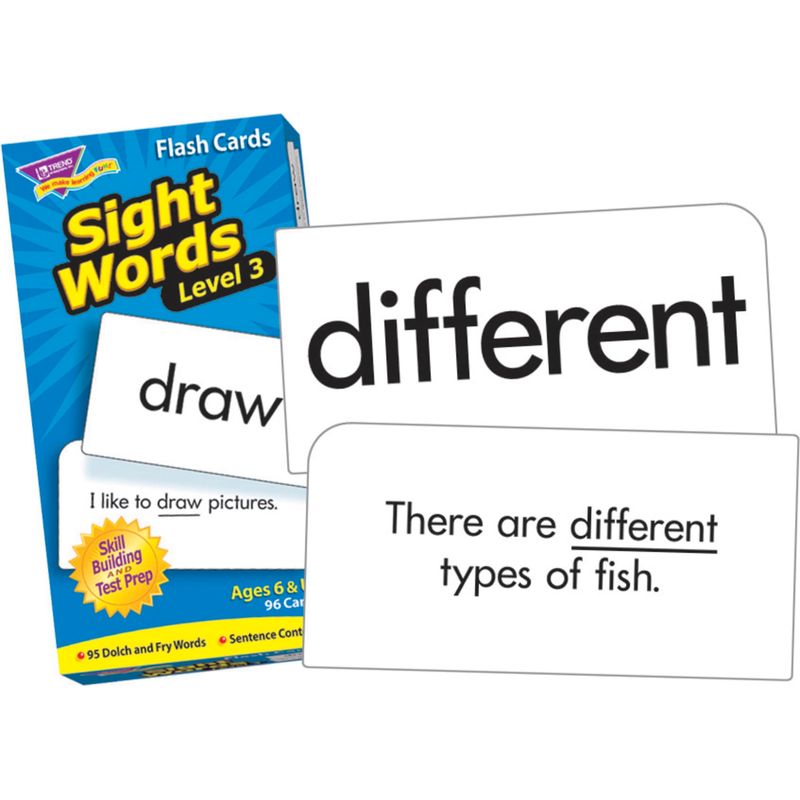 Trend Enterprises: Sight Words Level 3 Skill Drill Flash Cards, Dolch ...