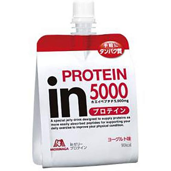Morinaga Seika Weider in Jelly Protein, Yogurt Flavor, 6.3 oz (180 g) x 12 Set
