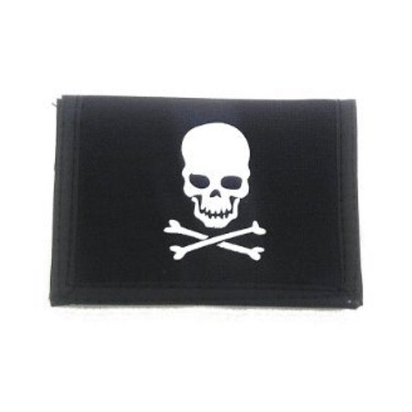 Skull and Crossbones Pirate's Wallet