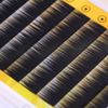 12Pcs Natural False Eyebrow, 3D Extension Fake Eyebrow Enhancer, Individual Reusable Artificial Eyebrows Light Fiber Eyebrows Black(11mm)