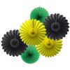 Hello Jamaica Party Fan Collection (6 assorted fans)