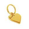 10k Solid Yellow Fine Gold Heart Love Beautiful Delicate Small Charm Pendant