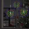 FAMIROSA Outdoor Christmas Firework Lights 10 pcs Multicolor 7.9" 1400 LEDs