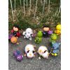 12 pc  FUN Metal Garden Stake yard sticks 
