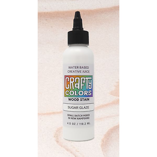 White Wood Stain - Crafty Colors Vibrant Water Based Wood Stains