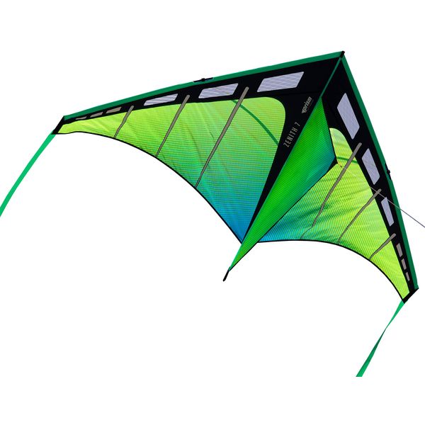 Prism Kite Technology Zenith 7 Aurora Single Line Kite, ready to fly with line, winder and travel sleeve