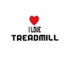 PressFans - I Love Treadmill Decal Car Laptop Wall Sticker