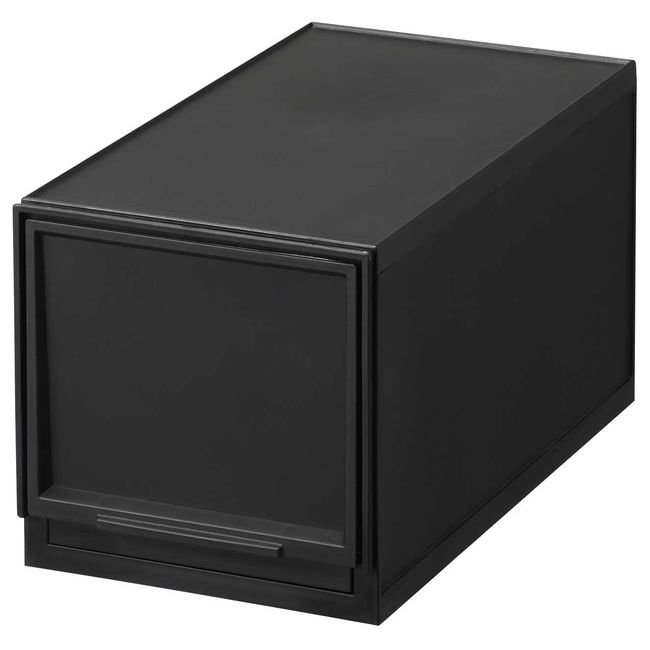 SANKA D2SC-MSBK Natura Module Case MS Small Storage Drawers, Black, (W x D x H): 7.4 x 14.0 x 7.4 inches (18.8 x 35.5 x 18.8 cm), Made in Japan