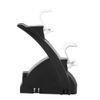 PS4 Controller Charger PS4 Controller Dual Charging Dock with USB Charging Cable Fast Charging Station PS4/PS4 Slim/PS4 Pro Controller with Blue LED Light Black, Default