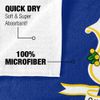 Connecticut Flag Beach Towel, 30"x60" Beach Towel