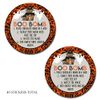 Boo Bomb Halloween Ghost Haunted House Themed Hot Cocoa Bomb Sticker Labels, Total of 40 2" Circle Stickers by Amanda Creation