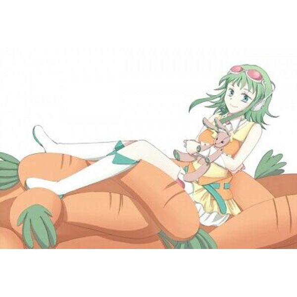 Anime vocaloid gumi bear carrot hugging toy Playmat Gaming Mat Desk 9367