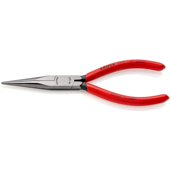 Needle Nose Plier, 6-1/4 In L, 23/64In Jaw 29 21 160