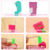 6 Pcs Plastic Needle Threaders,Automatic Needle Threader,Sewing Needle Threader for Sewing Machine Needle Threader and Needle Threaders Hand Sewing,Colors Random