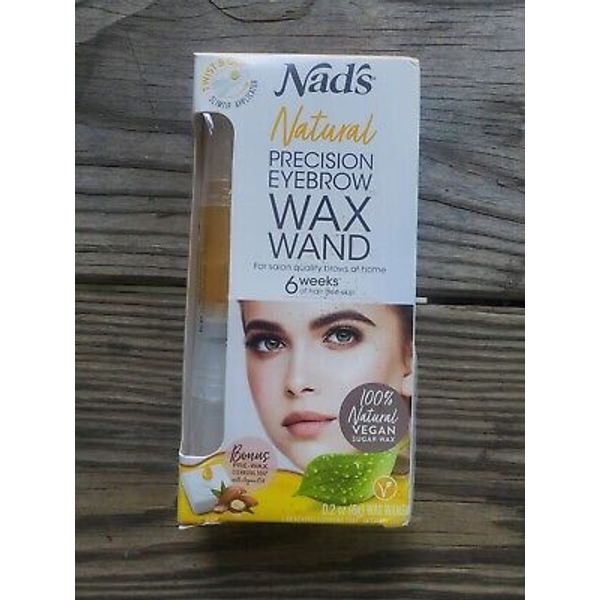 🌹Nad's Natural Precision Eyebrow WAX WAND Brows Lip & Chin Gel Honey Wax 6g