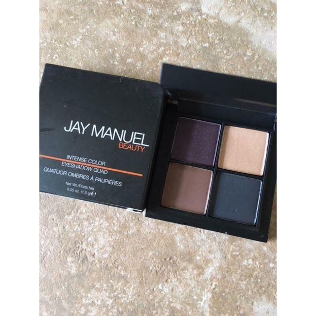 NIB JAY MANUEL Beauty Intense Color Eyeshadow Quad CRAVE 0.05 oz / 1.5 g