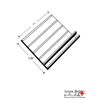 1000-Pack - Pull Tabs for Window Screens - BLACK - Hard PVC - VETERAN OWNED CO.