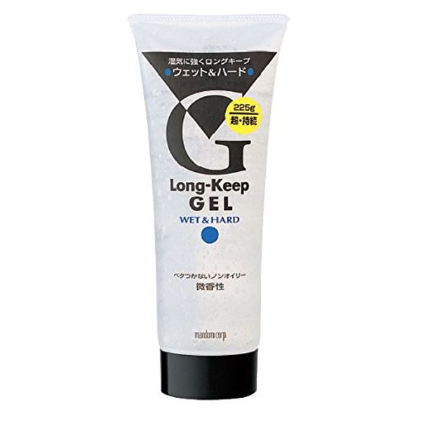 Mandom Long Keep Gel, Wet & Hard, 7.9 oz (225 g)