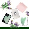 Gua Sha Facial Tools -Gua Sha Stone -Nature Jade Stone Guasha Massage Tool - Nature Jade Stone for Scraping Facial and SPA Acupuncture Therapy -Heart Shape Jade Trigger Point Treatment on Face (Jade)