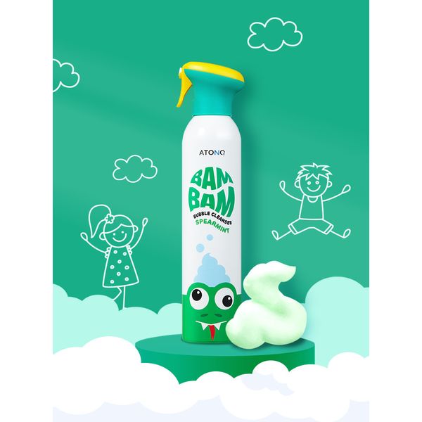 Ato&amp;O2 Bubble Bath Play BamBam Bubble Cleanser Spearmint