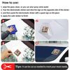 Large Car Windshield Sticker, Windshield Applicator, Clear Window Cling for Car
