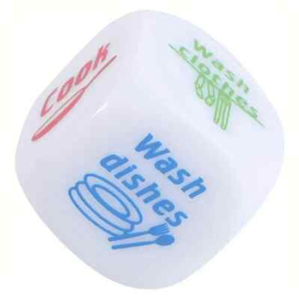 1 Piece  Housework Dice, Novelty Dice Game Dice, Housework Dice New In Stock