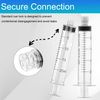 12 Pack 20ml Luer Lock Syringe with Cap-Syringes Sterile Individually Sealed