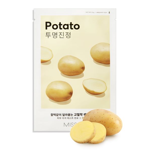 Patatesli Aydınlatıcı Yaprak Maske (1ad) Airy Fit Sheet Mask Potato