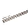 1-1/2" x 48" Bright Nickel Continuous Hinge: Long-lasting Door Hardware