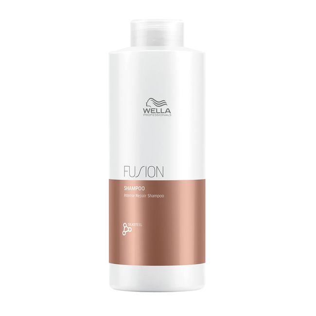 Wella Professionals Fusion Intense Repair Shampoo for Damaged Hair, Hair Repair, Anti Breakage, 33.8 Fl oz