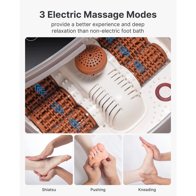 RENPHO Foot Massager with Heat, Shiatzu, Deep Massage for Feet