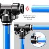 Innfeeltech 20 Pcs 10mm Black Tee Push to Connect Pneumatic Fitting Quick Release Pneumatic Connectors