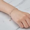 Philip Jones Silver Plated Heart Link Bracelet