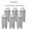 Brita Pitcher Compatible Alkaline Water Filter 6 PACK Upgrade Fits Brita Classic