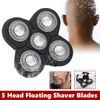 2Pcs/Set 5 Head Blade Beard Shaving Cutter Replacement For Electric Razor Shaver