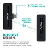 Movo Wireless Mini DI DUO Dual Lightning Wireless Lavalier Microphone for iPhone