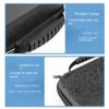 Voikoli Protective Eva Hard Shell Case Compatible with GPD Win 4,Shockproof,Stylish and Durable (Black)