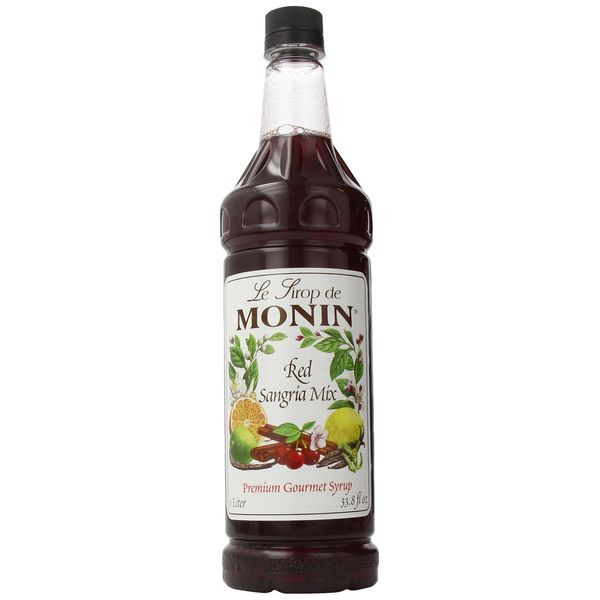 Monin Red Sangria Mix, 48-Ounce Packages (Pack of 4)